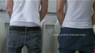 Gay boy with eyes tied is fucked in wild dirty gang bang sex with hunks porn video